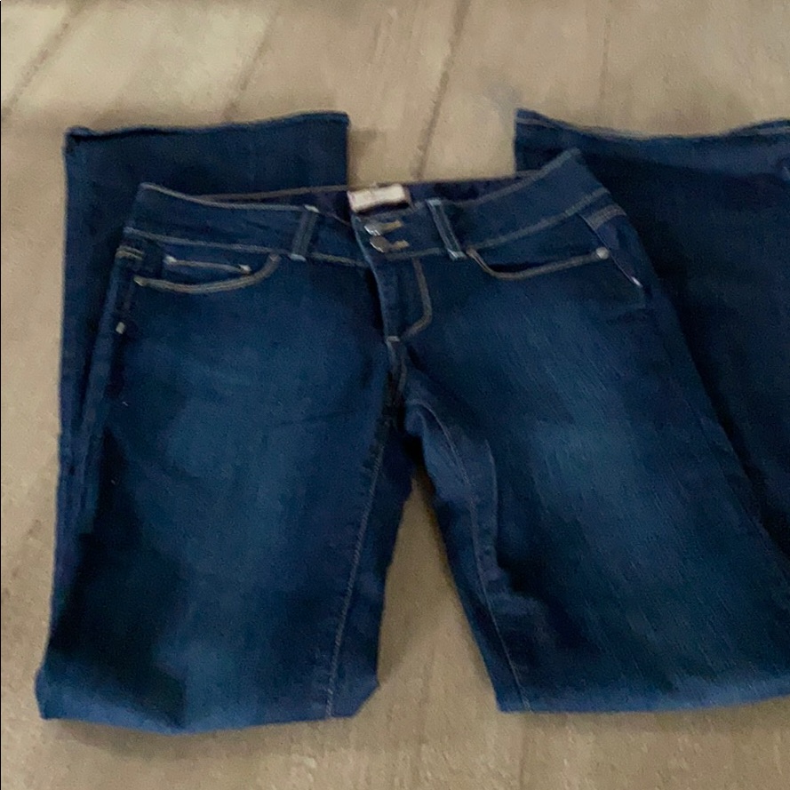 Paige Low Rise Flare Jeans